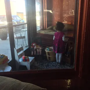 Toy nook at Fausto Coffee