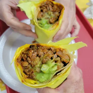 Al Pastor burrito