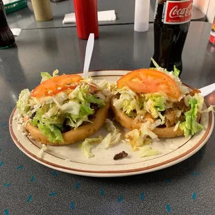 two sandwiches on a plate