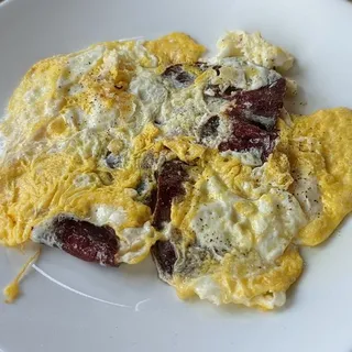 Scrambled Eggs with Basterma