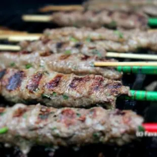 Ground Beef Skewers