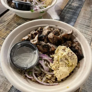Chicken Kabob Bowl