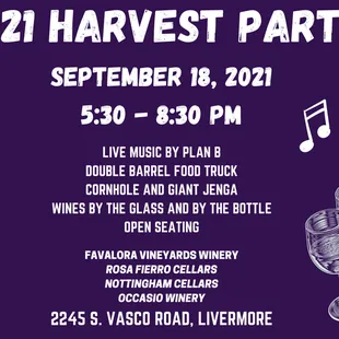 Annual Livermore Valley Grape Harvest Celebration 2021