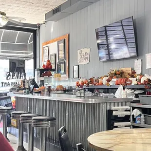 a view of the counter