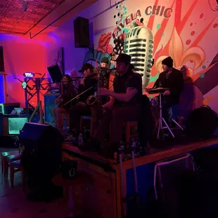 Live jazz band