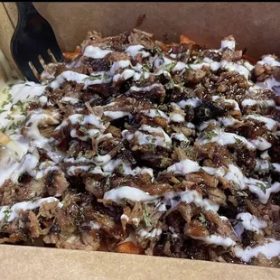 Lee-Lee Special (Sweet Potato Brisket Fries)