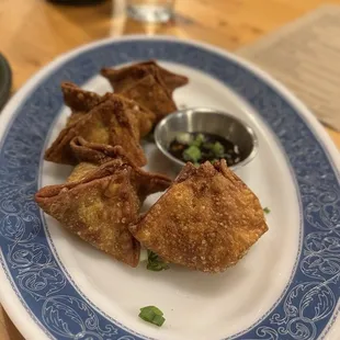 Mushroom rangoon $18