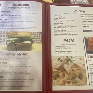the menu