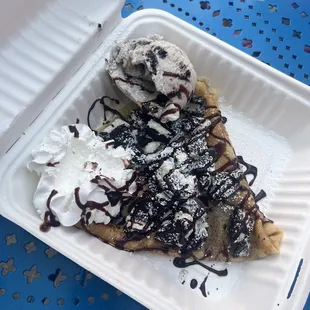 Cookies and Cream Crepe