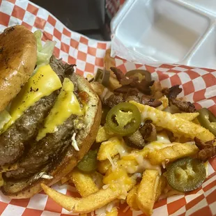 Try our double Jumbo cheese burger .