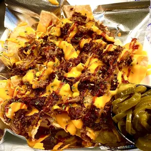 Brisket Nachos !!!! Smoked to perfection !