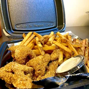 Catfish nuggets !!! Best catfish in Dallas !