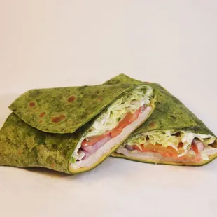 Grilled chiecken spinach wrap