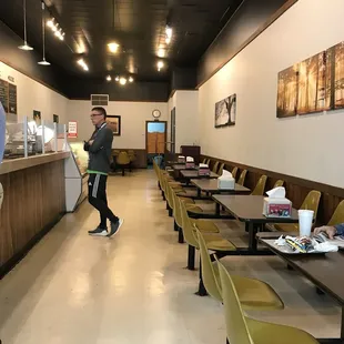 interior, sushi and sashimi