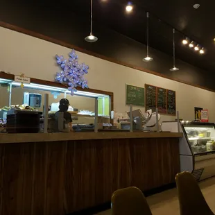 interior, sushi and sashimi