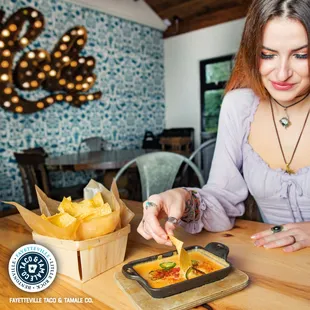 We serve Arkansas's most award-winning cheese dip. Try it 'half &amp; half' style!