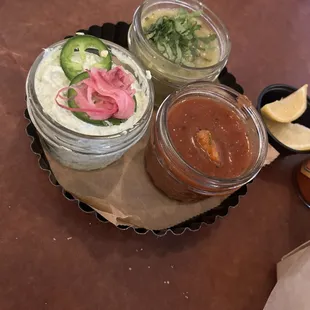 Salsa sampler