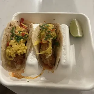 Pickle Fried Chicken Tacos