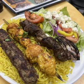 Kafta Kebab Platter