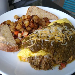 Chili Verde Omelette