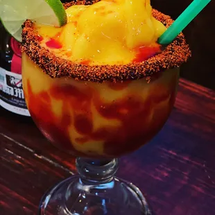 Do you love mango? Our hand crafted mangorita is the perfect drink for you!