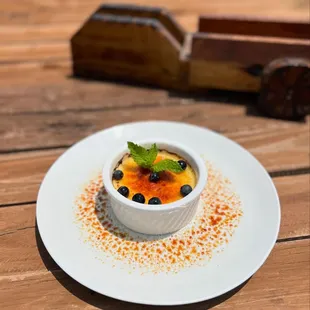 Crunchy, creamy, and utterly divine, our Crème Brûlée is a must-try dessert experience.