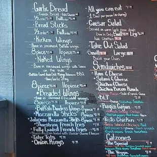 Menu 1 of 3
