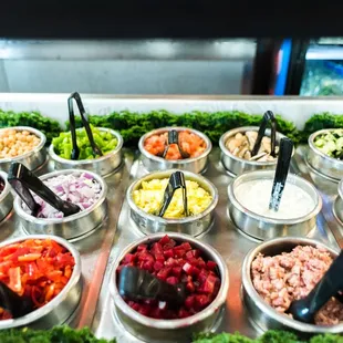 interior, salads