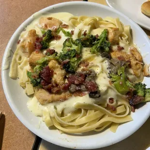 Loaded Chicken Fettuccine Alfredo