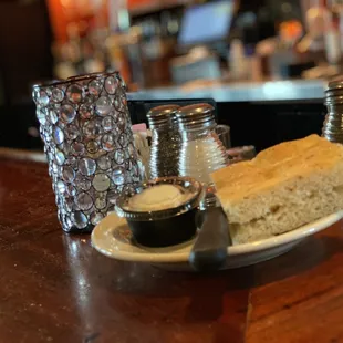No, I was not drinking but the bread was good