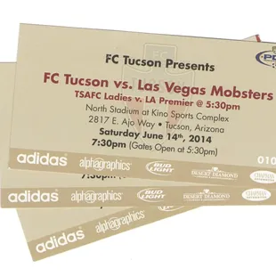 $10 per person- pay online until 330pm on game days. Kids under 5 FREE! Yippee!