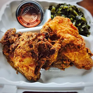 Brined Skillet Fried Chicken!...So juicy, crispy &amp; crunchy good!!