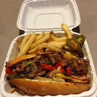 Steak &amp; Cheese...Piled High