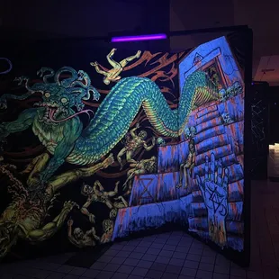 Before enter the haunted houses