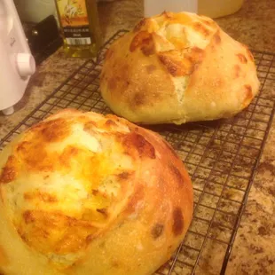 Garlic Cheddar Sourdough Loaf