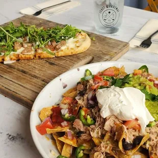 nachos and flatbread