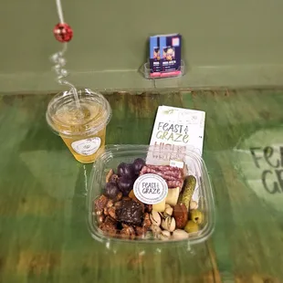 Grab and Go + lavender lemonade