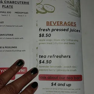 Beverage selection