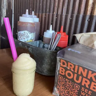 Yummy bourbon slushy