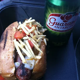 Brazilian Beast and Guaraná soft drink