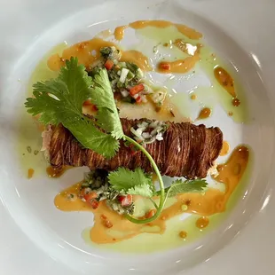 Tuna and potato roll