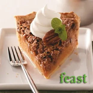  slice of pecan pie