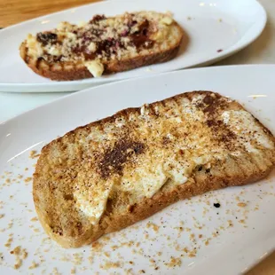 Hazelnut mascarpone toast