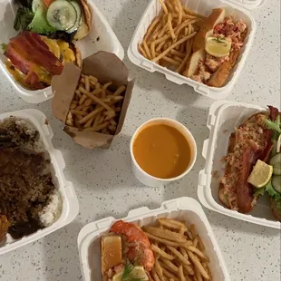 Crab and Bacon Sandwich