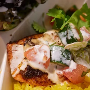 Salmon Shawarma Plate