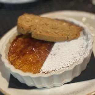 Key lime creme brûlée