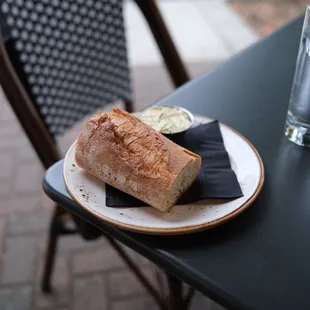 Toasted Baguette with truffled butter