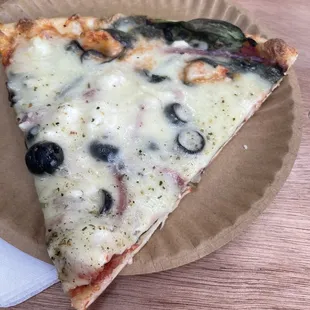 Greek pizza by Bazbeaux's