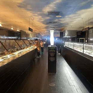sushi and sashimi, interior