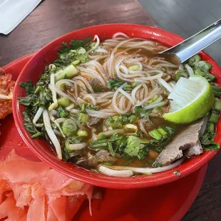 Brisket pho. Warms my soul.